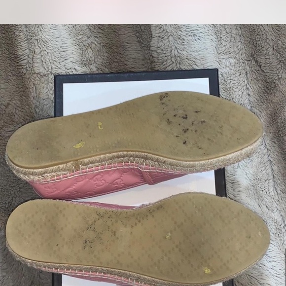 Gucci Pink Espadrille Flats Women’s - Picture 5 of 5